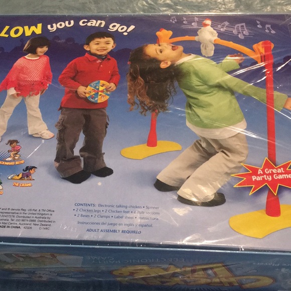 Chicken Limbo Electronic Party Game Excellent Condition Chicken clucking Fun - Picture 2 of 9